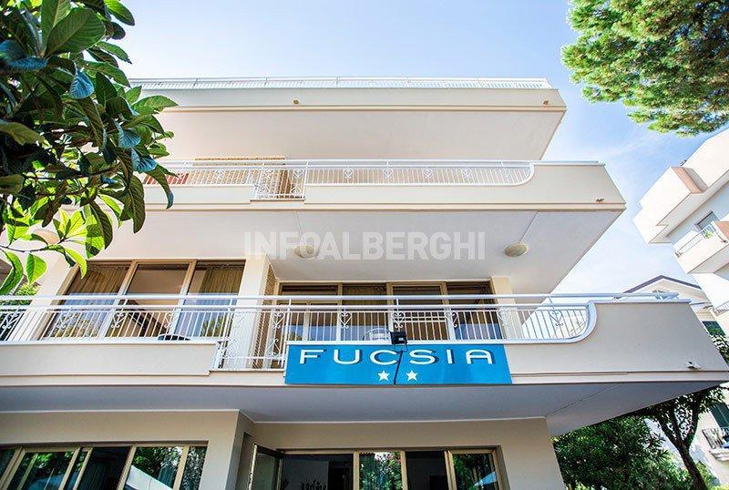 Hotel Fucsia Riccione Exteriör bild