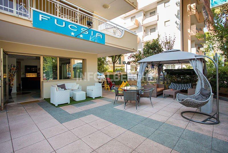 Hotel Fucsia Riccione Exteriör bild