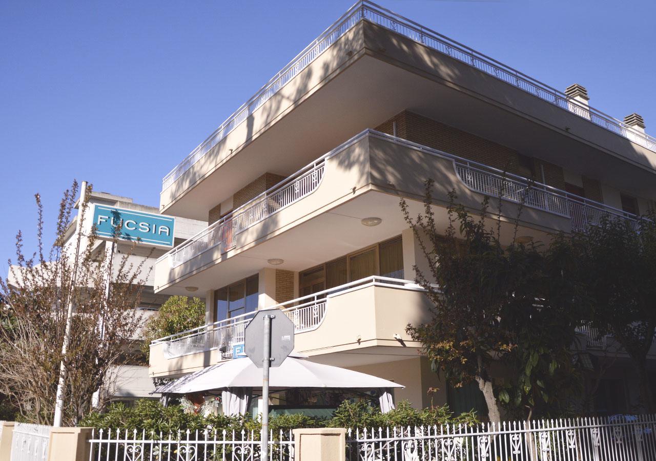 Hotel Fucsia Riccione Exteriör bild