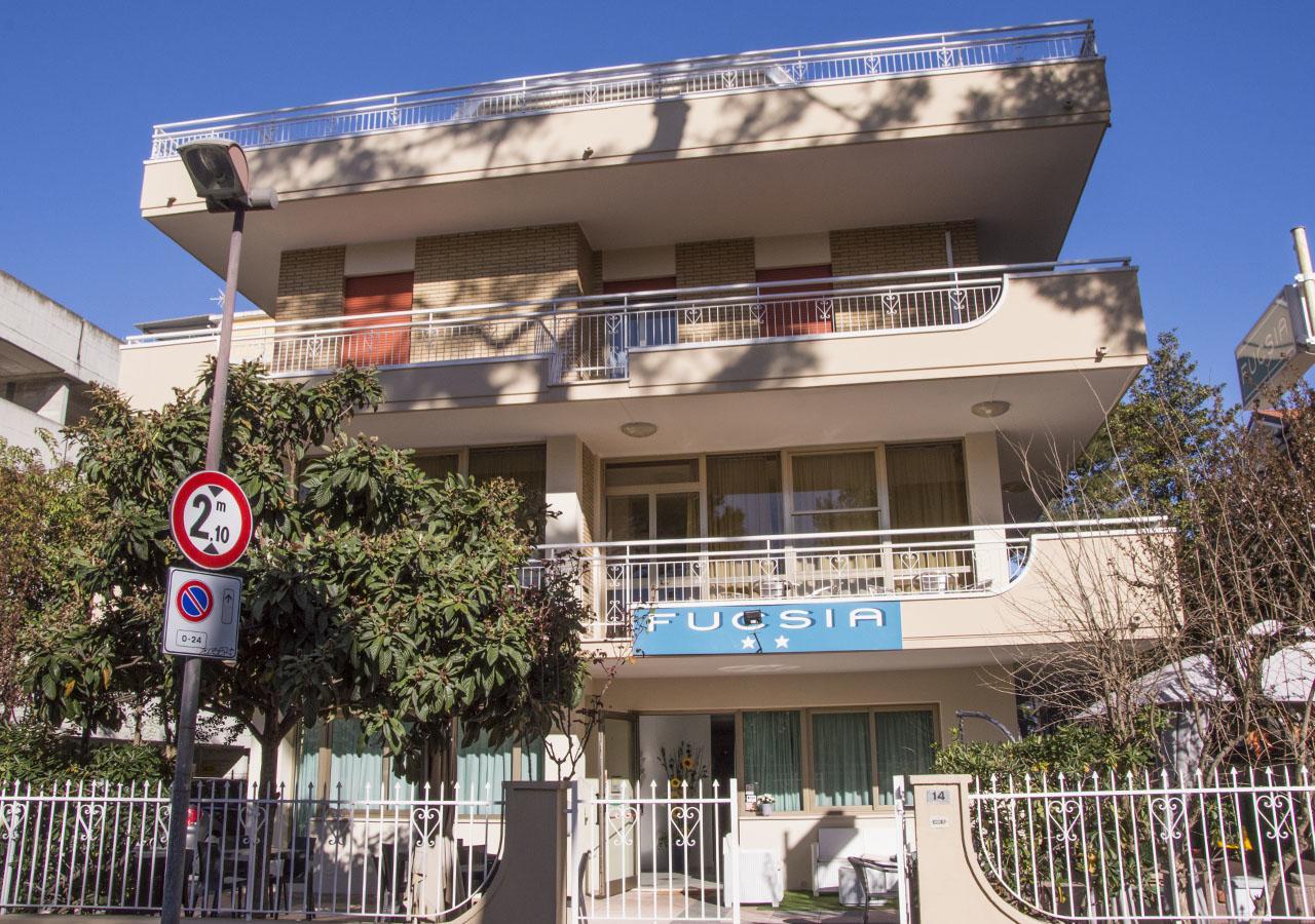 Hotel Fucsia Riccione Exteriör bild